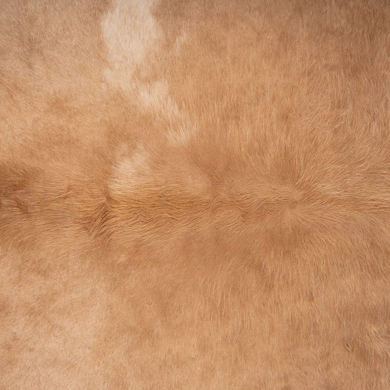 Brazilian Beige Cowhide Rug Size 6'11" L x 6'9" W 6209