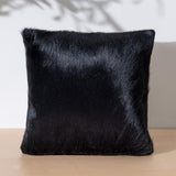 Black Cowhide Pillow | Ecowhides