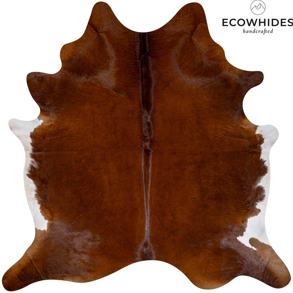 Brazilian Brown Cowhide Rug Size 6'11" L x 7'4" W 6425