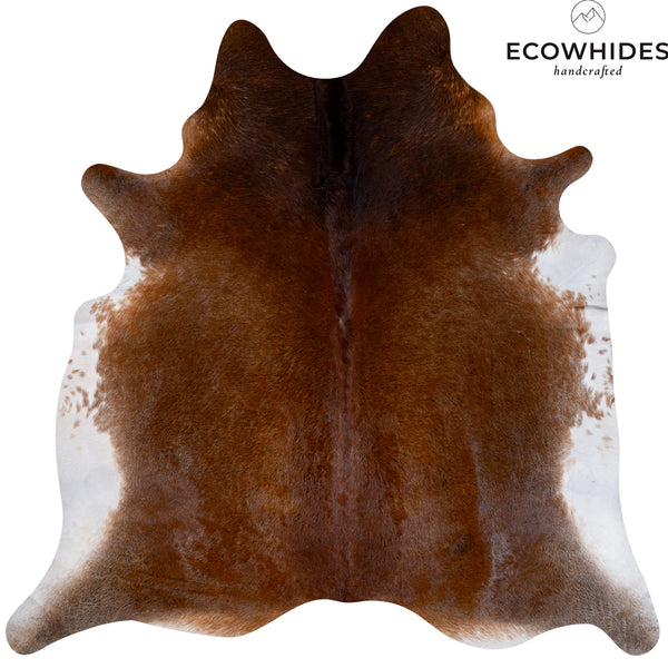 Brazilian Brown Cowhide Rug Size 7' L x 7'3" W 6438