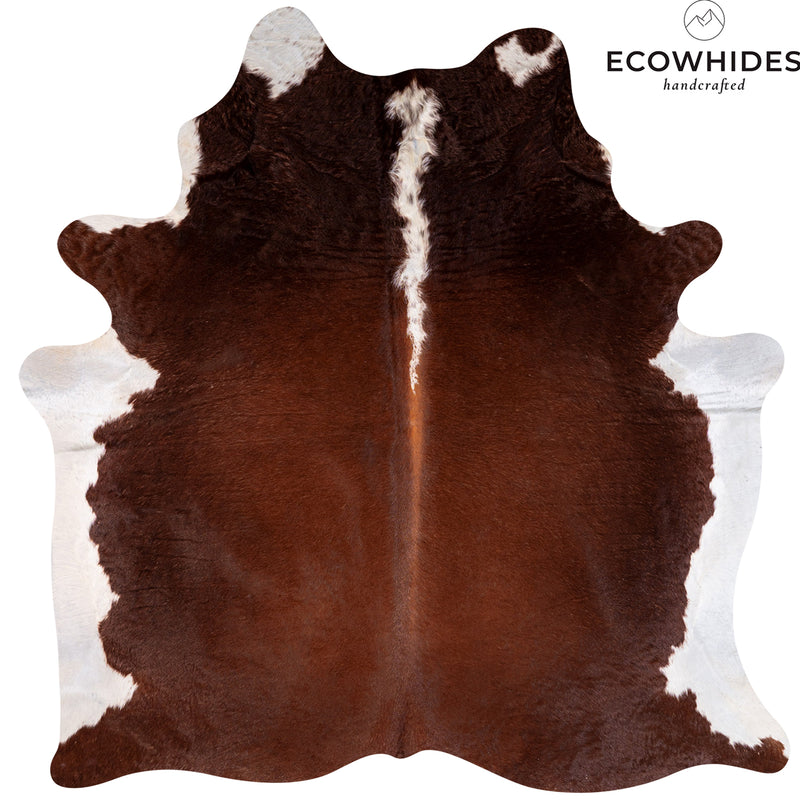 Brazilian Hereford Cowhide Rug Size 6'7" L x 6' W 6447