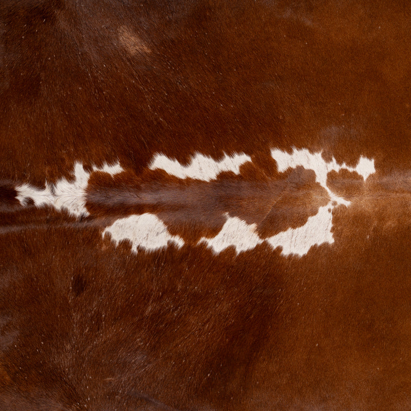 Brazilian Hereford Cowhide Rug Size 7'5" L x 7'3" W 6814