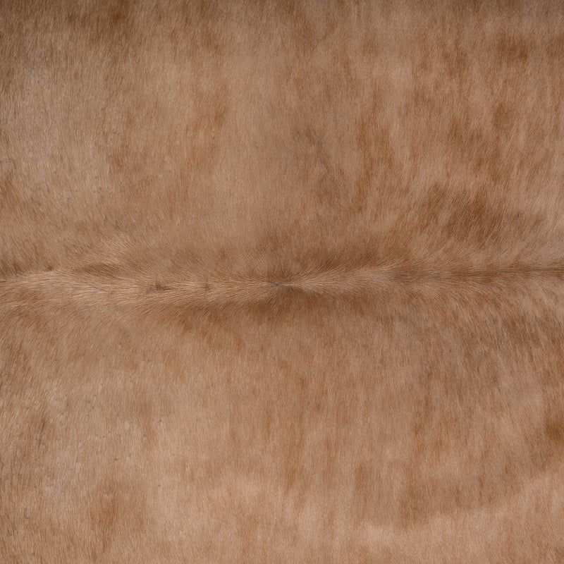 Brazilian Beige Cowhide Rug Size 6'2" L x 6'11" W 6829