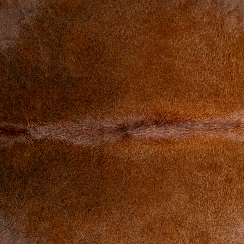 Brazilian Brown Cowhide Rug Size 7'6" L x 7'1" W 6848