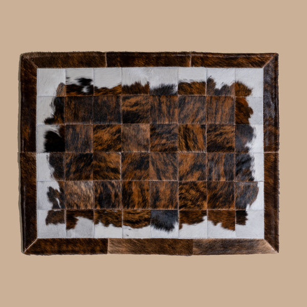 Cowhide Floor Mat Rug Size 3 x 2 Feet F-30