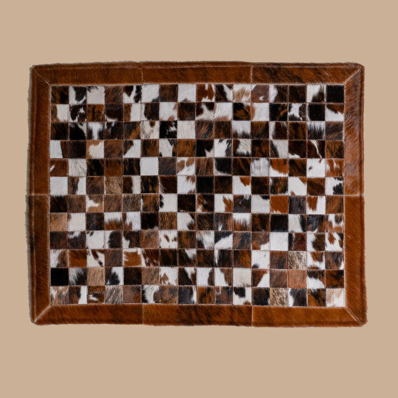 Cowhide Floor Mat Rug Size 3 x 2 Feet F-34