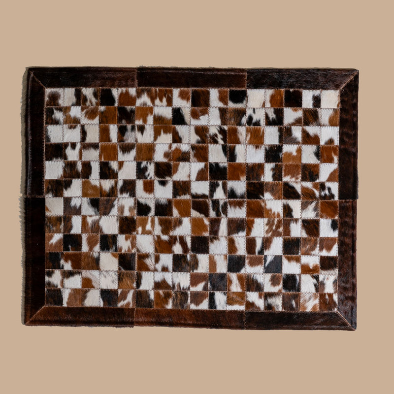 Cowhide Floor Mat Rug Size 3 x 2 Feet F-38