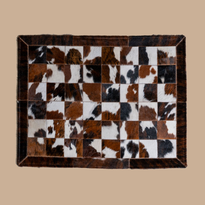 Cowhide Floor Mat Rug Size 3 x 2 Feet F-39