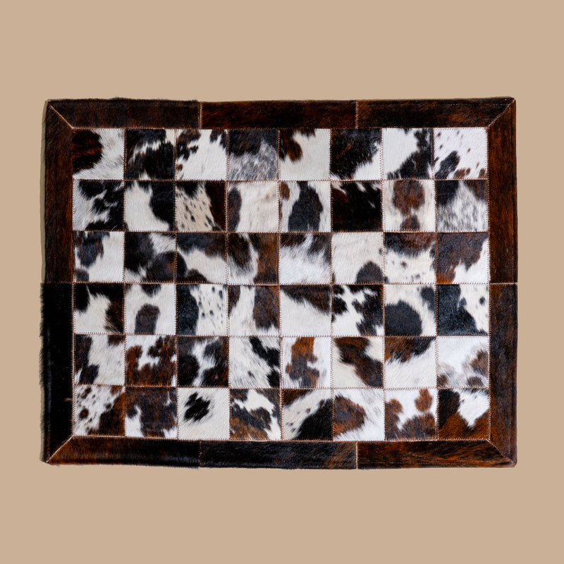 Cowhide Floor Mat Rug Size 3 x 2 Feet F-43