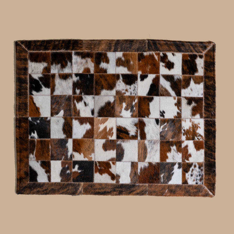 Cowhide Floor Mat Rug Size 3 x 2 Feet F-44