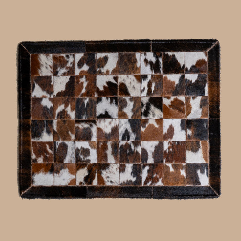 Cowhide Floor Mat Rug Size 3 x 2 Feet F-47