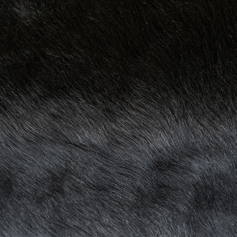 Cowhide Rug Black Swatch