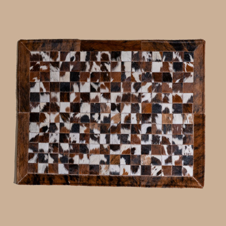 Cowhide Floor Mat Rug Size 3 x 2 Feet F-52