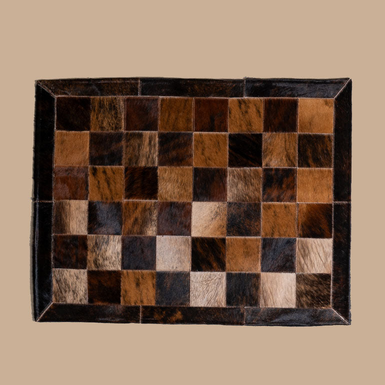 Cowhide Floor Mat Rug Size 3 x 2 Feet F-53