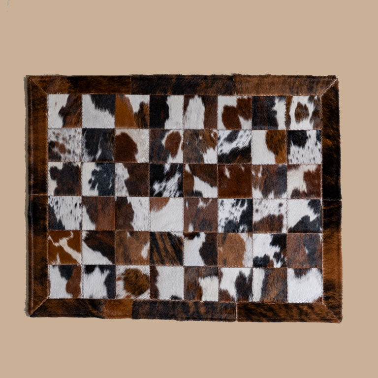 Cowhide Floor Mat Rug Size 3 x 2 Feet F-57