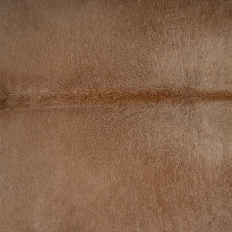 Brazilian Beige Cowhide Rug Size 7'4" L x 6'7" W 6932