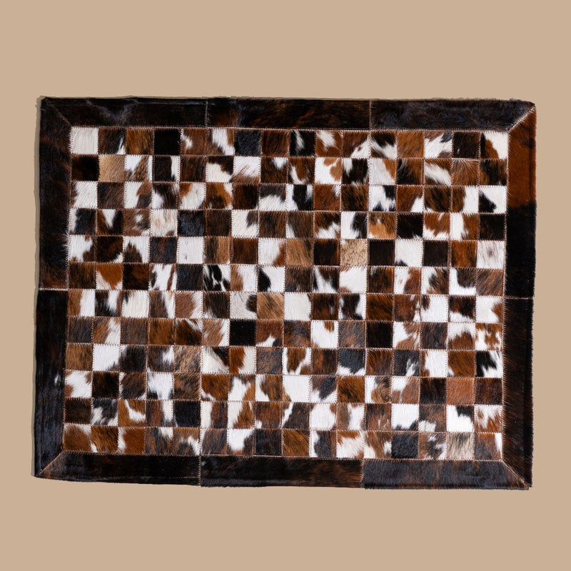 Cowhide Floor Mat Rug Size 3 x 2 Feet F-60