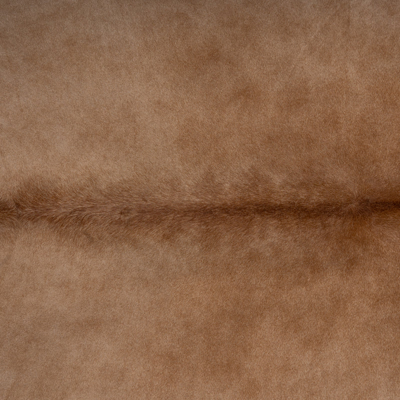 Brazilian Beige Cowhide Rug Size 7'5" L x 6'8" W 6985