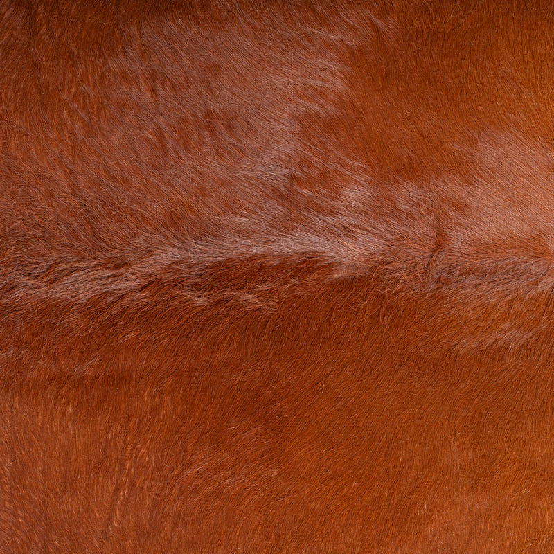 Brazilian Brown Cowhide Rug Size 7'4" L x 7'3" W 7247