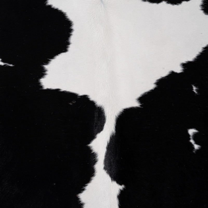 Brazilian Black and White Cowhide Rug Size 8'0" L x 6'2" W 8288