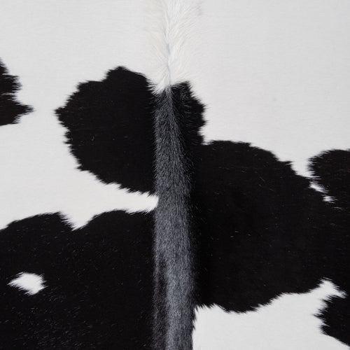 Brazilian Black and White Cowhide Rug Size 8'3" L x 7'6" W 8300