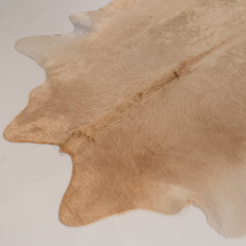 Brazilian Champagne Cowhide Rug Size 6.9" L x 6'0" W 7426