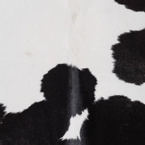 Brazilian Black and White Cowhide Rug Size 7'6" L x 5'4" W 8318