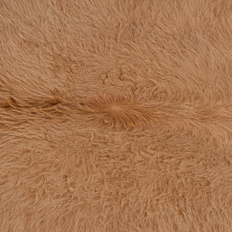 Brazilian Beige Cowhide Rug Size 6.6" L x 6'1" W 7432