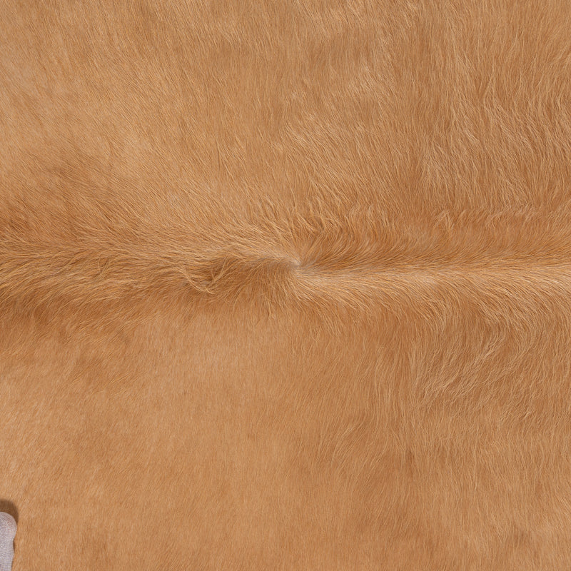 Brazilian Beige Cowhide Rug Size 6.5" L x 6'1" W 7433