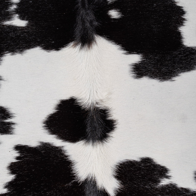 Brazilian Black and White Cowhide Rug Size 8'1" L x 6'2" W 8334