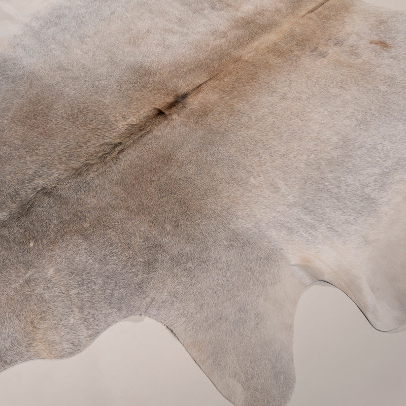 Brazilian Grey Palomino Cowhide Rug Size 7.0" L x 6'9" W 7446