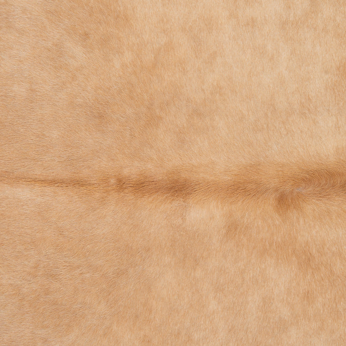Brazilian Beige Cowhide Rug Size 6'11" L x 6'9" W 2509