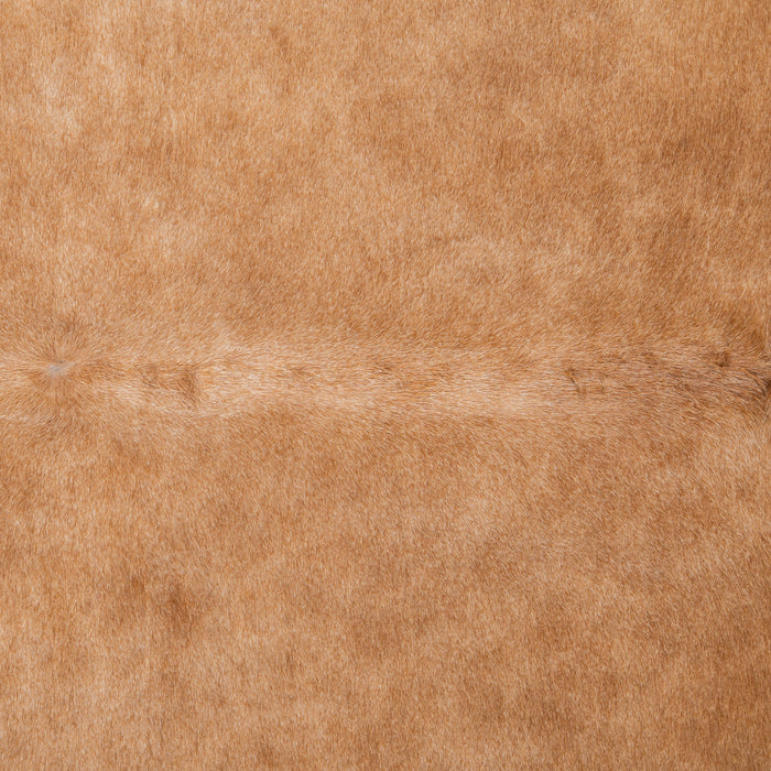 Brazilian Beige Cowhide Rug Size 7'1" L x 6'4" W 2511