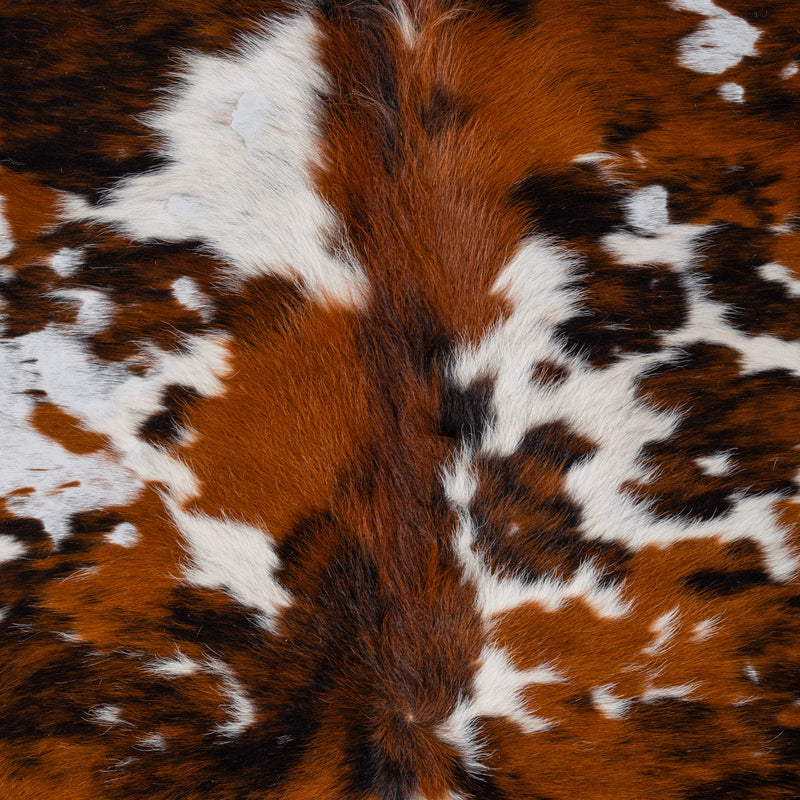 Vintage Cowhide Rug Size 6'10" L x 6'6" W 8351