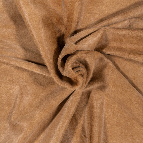 Brazilian Beige Cowhide Rug Size 6'3" L x 5'8" W 2514