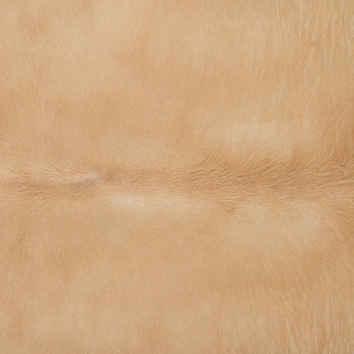 Brazilian Beige Cowhide Rug Size 6'6" L x 6'4" W 2519