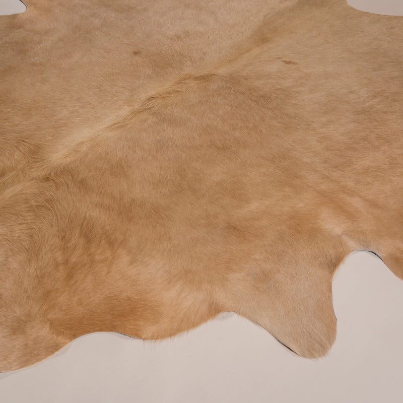 Brazilian Champagne Cowhide Rug Size 7.1" L x 6'9" W 7466