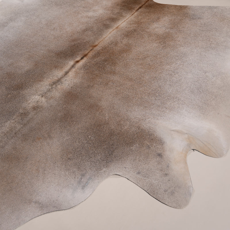 Brazilian Grey Palomino Cowhide Rug Size 7.0" L x 6'10" W 7476