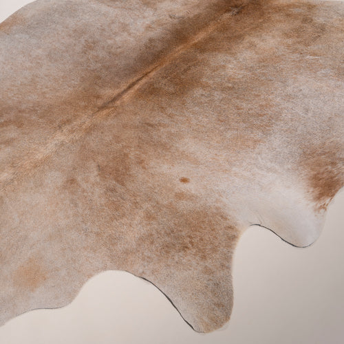 Brazilian Grey Palomino Cowhide Rug Size 6'11" L x 7'3" W 7489