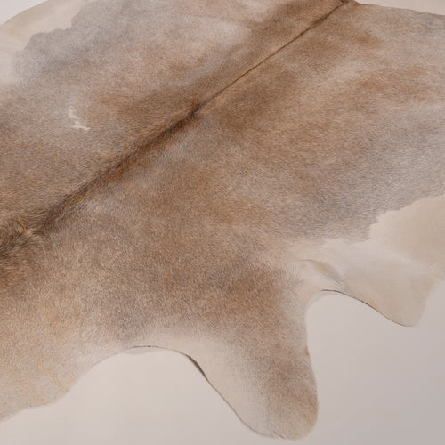 Brazilian Grey Palomino Cowhide Rug Size 7.2" L x 6'7" W 7492