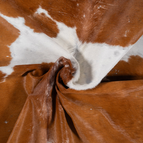 Vintage Cowhide Rug Size 7'9" L x 7'0" W 8383