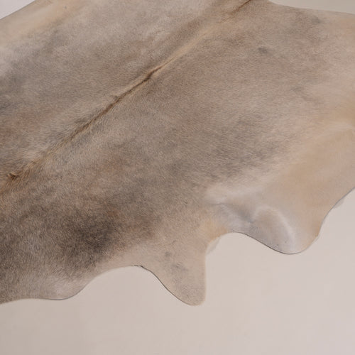 Brazilian Grey Palomino Cowhide Rug Size 6.3" L x 6'2" W 7497