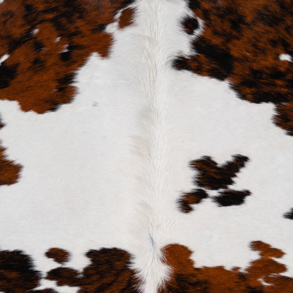 Vintage Cowhide Rug Size 7'1" L x 6'5" W 8395