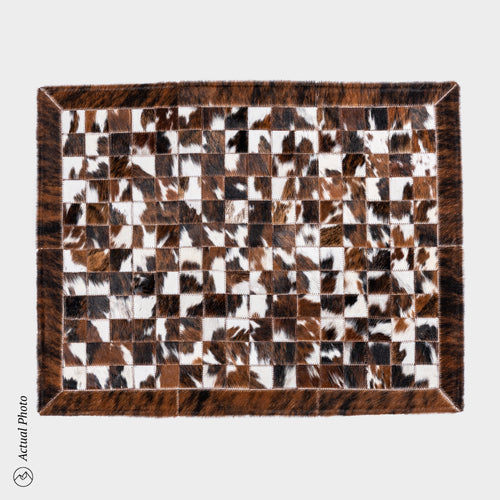 Cowhide Floor Mat Rug Size 3 x 2 Feet F-64