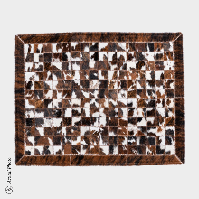 Cowhide Floor Mat Rug Size 3 x 2 Feet F-64