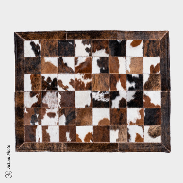 Cowhide Floor Mat Rug Size 3 x 2 Feet F-66