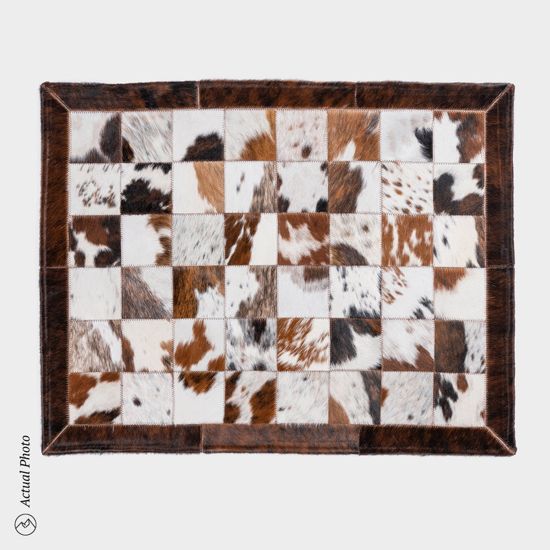 Cowhide Floor Mat Rug Size 3 x 2 Feet F-67