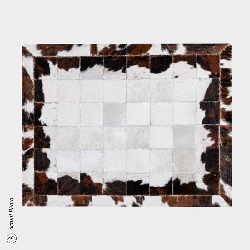 Cowhide Floor Mat Rug Size 3 x 2 Feet F-69