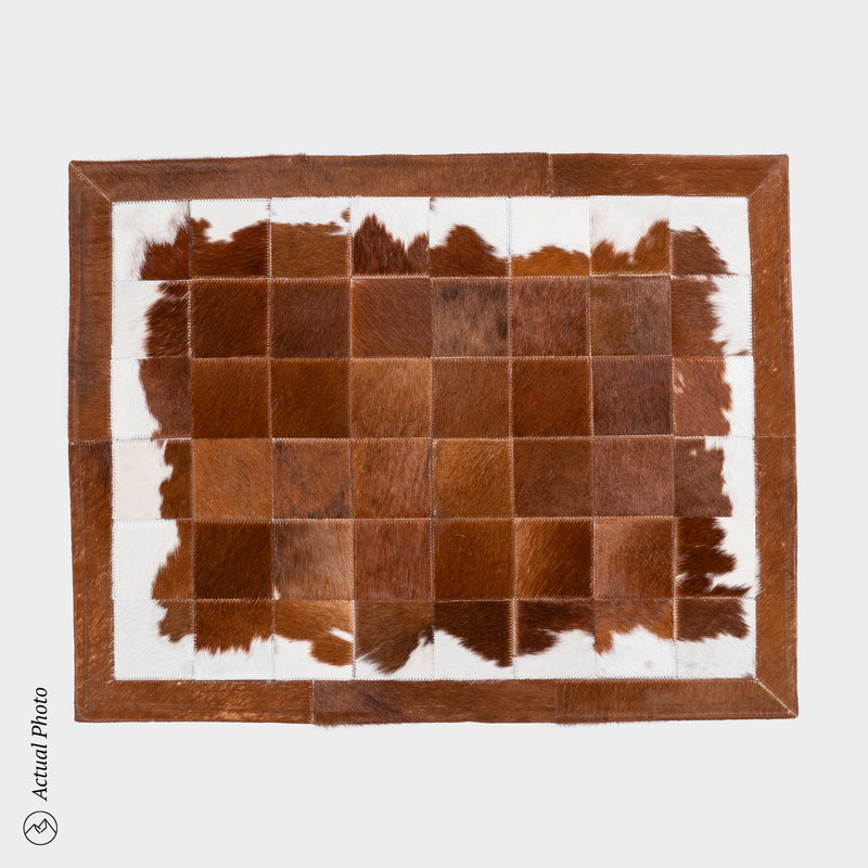 Cowhide Floor Mat Rug Size 3 x 2 Feet F-74