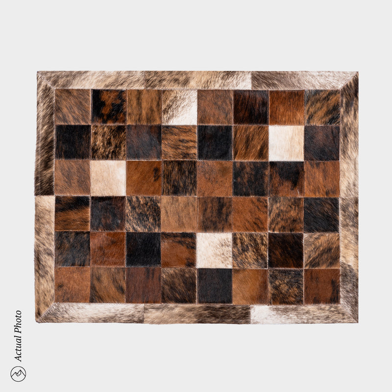 Cowhide Floor Mat Rug Size 3 x 2 Feet F-75